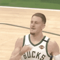 Excited National Basketball Association GIF by Milwaukee Bucks