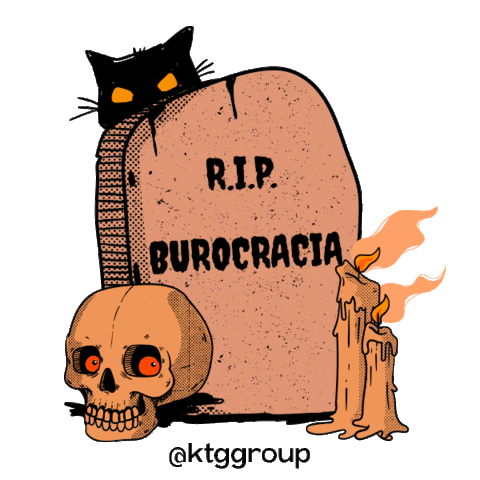 Halloween Rip Sticker by KTG Group