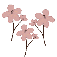 Flowers Cabe Sticker