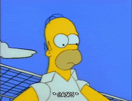 scared homer simpson GIF