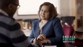 news election day 2019 ghazala hashmi GIF