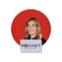RocketTitleInc rocket title inc rocket title employee rocket title shannon Sticker