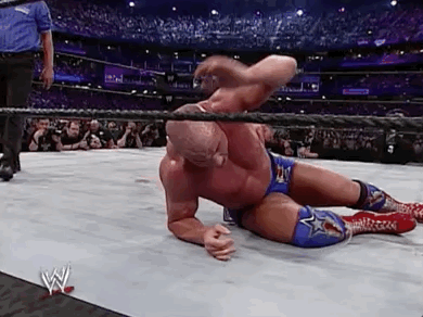kurt angle wrestling GIF by WWE