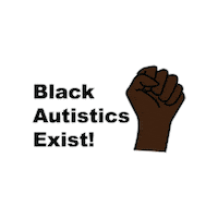 Black Rights Autism Sticker