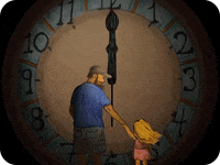 illustration dadding around GIF by The Daily Doodles