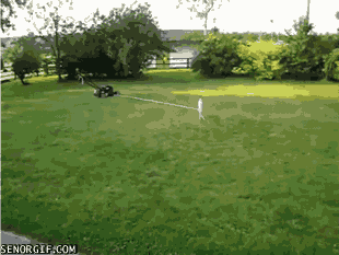 life hacks lawnmowers GIF by Cheezburger