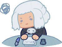 Final Fantasy 14 Headache Sticker by Ng Khai Hong