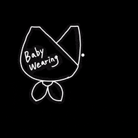 barachannel babywearing ばらちゃん ベビーウェアリング GIF