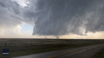 Pair of Funnel Clouds Touch Down in Hardeman County