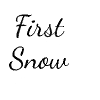 White Christmas Snow Sticker