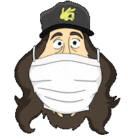 adamill mask covid corona covid19 Sticker