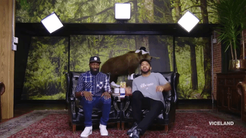 desusandmero giphygifmaker reactions point pointing GIF