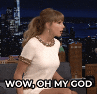 Taylor Swift Reaction GIF by The Tonight Show Starring Jimmy Fallon