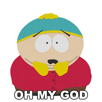Eric Cartman Omg Sticker by South Park