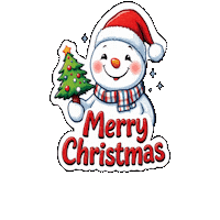 Christmas Joy Tree Sticker