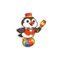 Fun Party Sticker by Puffins