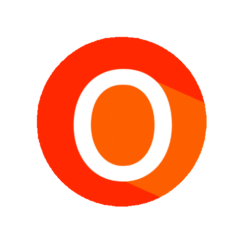 Orange Abc Sticker