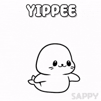 Jumping Lets Go GIF by Sappy Seals