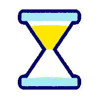 nowu_fr time zeit hourglass temps Sticker