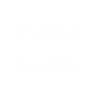 Thanks For Sharing Thank You Sticker by 615 Collection