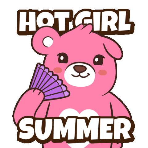 Sweating Teddy Bear Sticker by BEARISH