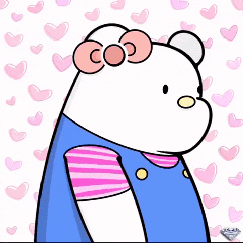Valentines Day Love GIF by SuperRareBears