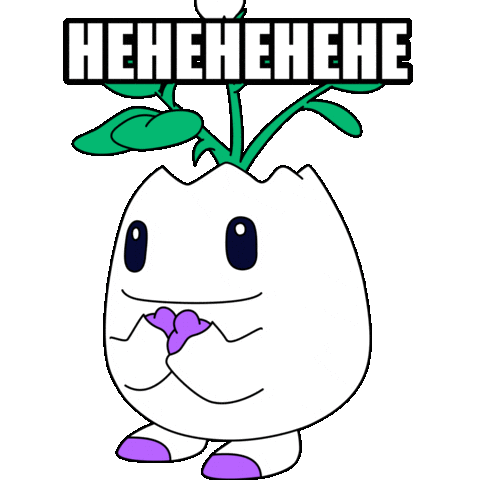 Plotting Evil Genius Sticker by Magic Eden