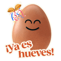 INPROVO comida jueves proteina huevo Sticker