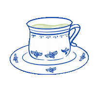 HeartcraftShop tea teatime tee teacup Sticker