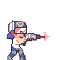 space pixel Sticker by LowResolutionBoy