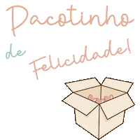 Package Felicidade Sticker by Jana Guardanapos