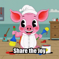 Wisdom Share The Joy GIF by The Pigasso
