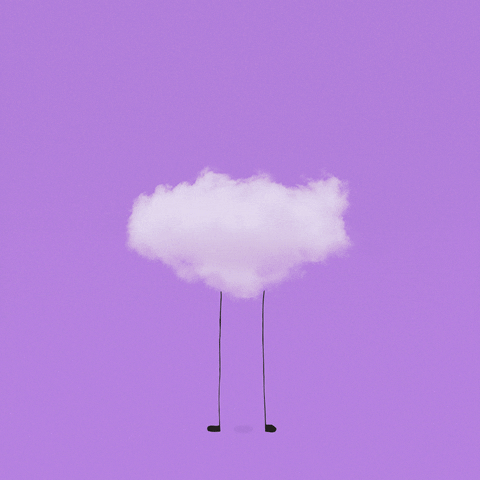 Cloudfactory_creativestudio giphyupload cloud head in the clouds cloudfactory GIF