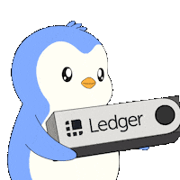 Holding Cold Storage Sticker by Pudgy Penguins