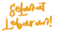 Typography Calligraphy Sticker