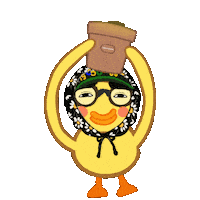 Concert Duck Sticker