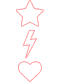 lightning bolt heart Sticker by Girl Tribe Co.