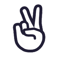 horaceco winner victory v victoire Sticker