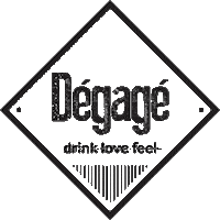 degagecafe degage Sticker