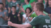 celebration smile GIF by AS Saint-Etienne