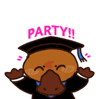 Happy Party Sticker by James Cook University Singapore