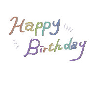 Happy Birthday Sticker