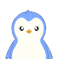 Happy New Year Penguin Sticker by Pudgy Penguins