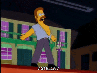 Screaming Season 4 GIF by The Simpsons
