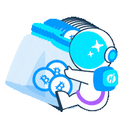 Crypto Saving Sticker by Hodlnaut