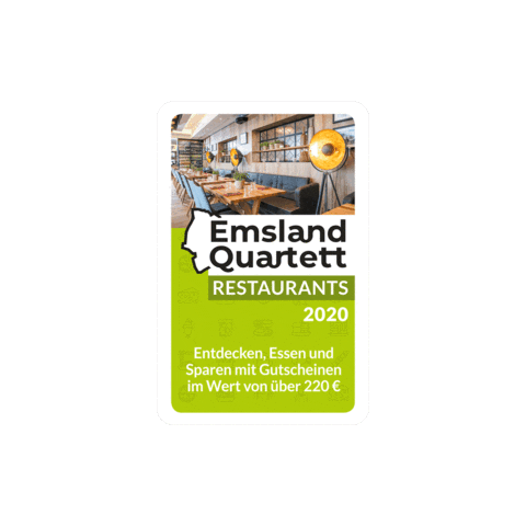 Emsland-Quartett essen sparen emsland lingen Sticker