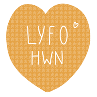 Darnau_bach love heart yellow lovely Sticker