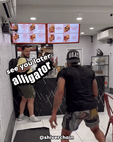 shiverchain weird bye ai monster GIF