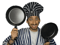 Chef Cooking Sticker by Marcando el Polo