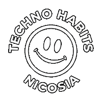 Rave Thn Sticker by Techno Habits Nicosia